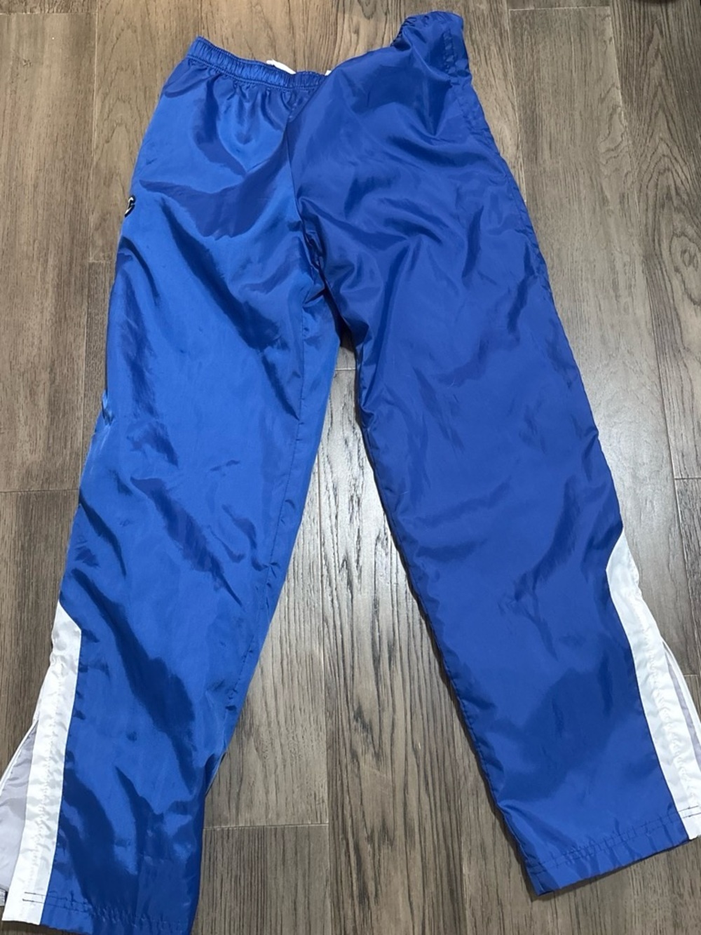 Champion Royal Blue Track Pants with White Side Panels